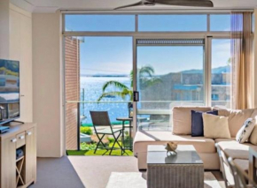 Sparkling water views over Shoal Bay beach, Shoal Bay